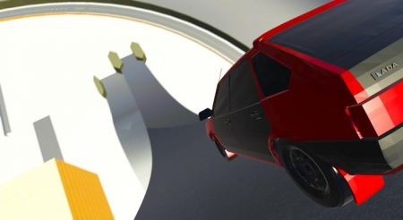 VAZ汽车测试光束碰撞(VAZ Car Test1