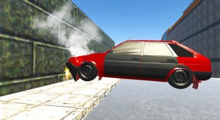 VAZ汽车测试光束碰撞(VAZ Car Test0